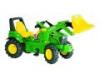 Traktor John Deere homlokrakodval - Rolly toys