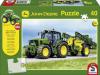 Schmidt Spiele 55625 John Deere Puzzle Traktor 6630 mit Feldspritze
