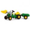 Rolly Toys traktor John Deere z adowaczem i przyczep 023110