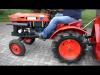 Kubota b7000 mini traktor met grondbak