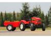 Czerwony traktor na peda?y Farm Mustang + przyczepa 1060B