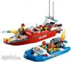 LEGO City - 60005 - Tűzoltóhajó + motorcsónak - ÚJ! Bontatlan