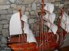 Santa Maria történelmi fa hajó makett
