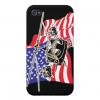 American flag with helicopters cover for iPhone 4