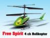 MICRO-X Free Spirit 4ch R/C koax helikopter - RTF