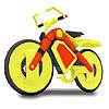 Sárga kerékpár színezés játék - játszott 144 alkalommal